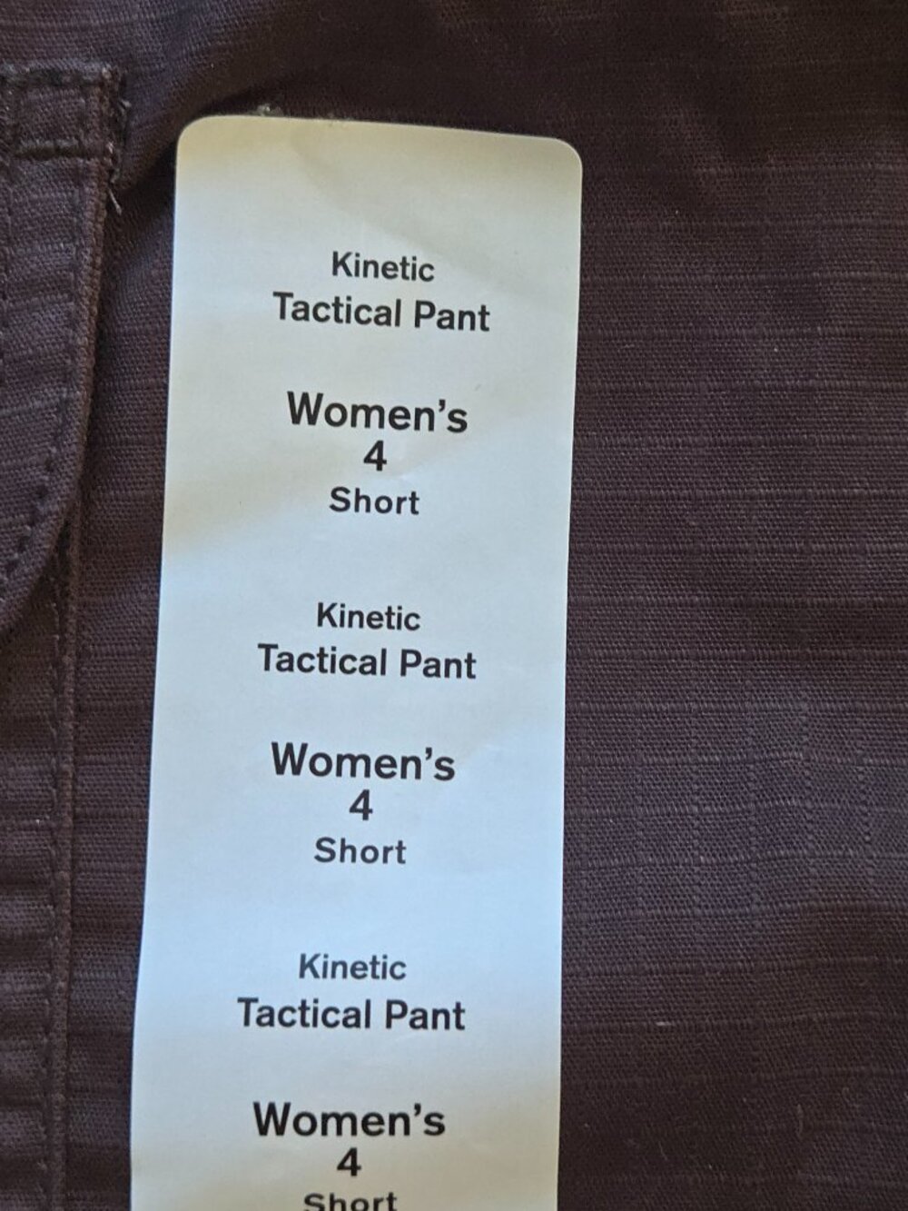 NWT Propper Tactical Cargo Pants Kinetic Pant Brown 4 Short - Picture 3 of 3